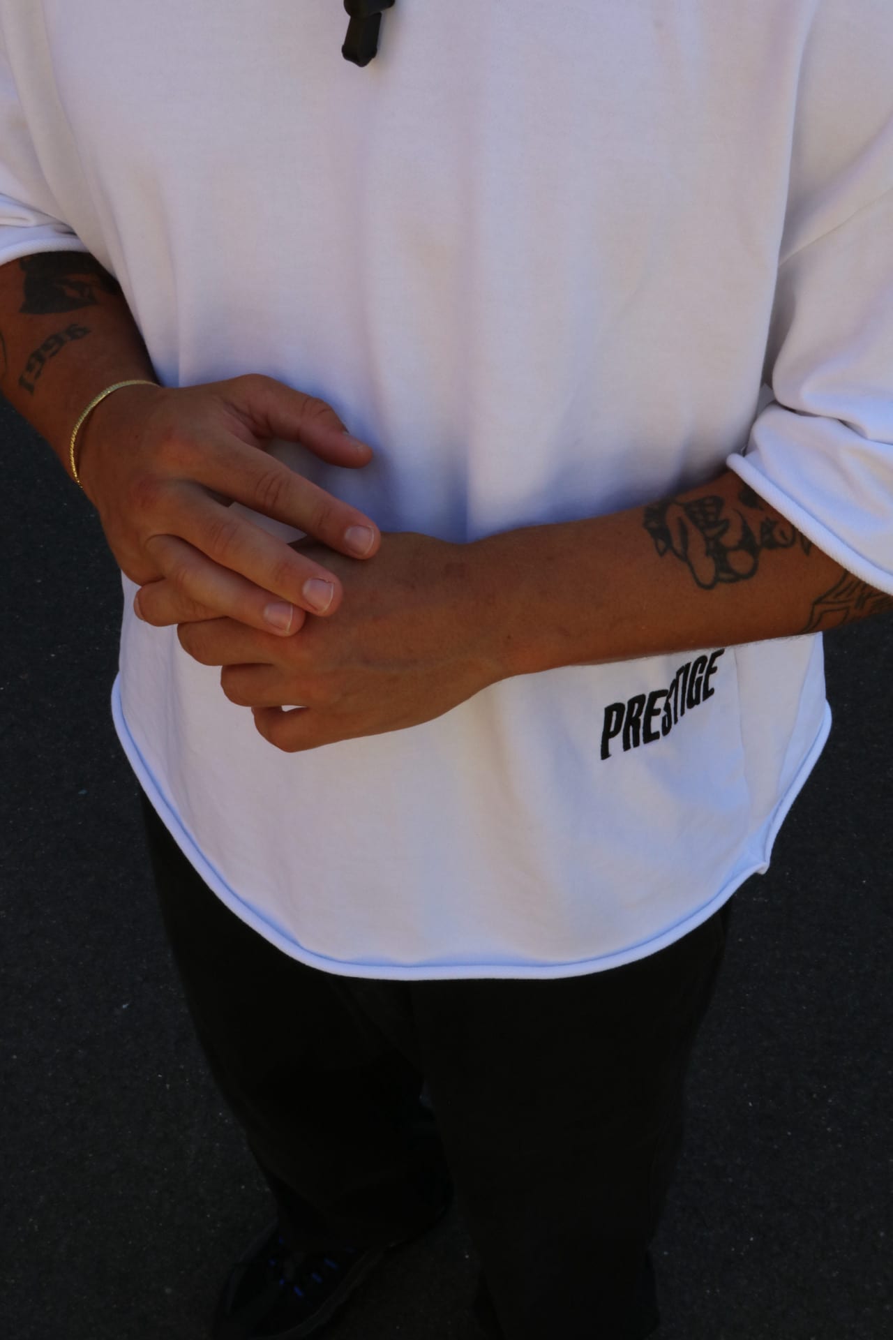 Raw-Hem Tank — Ink