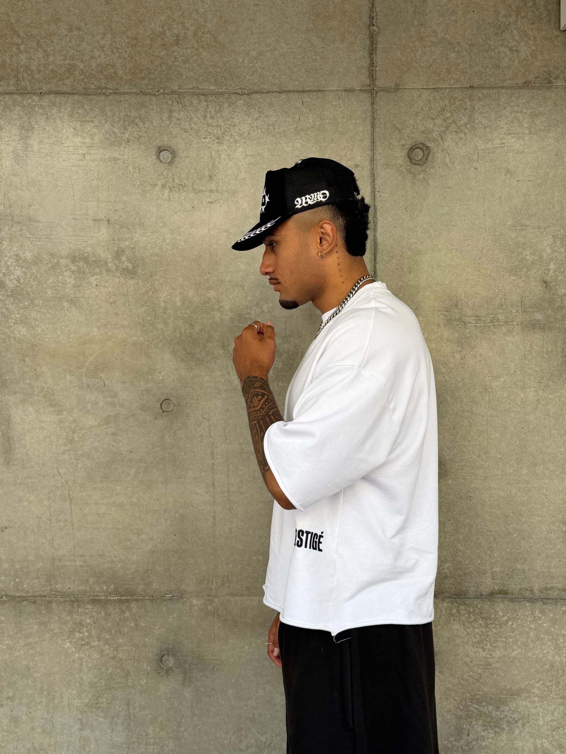 Longline Tee — Bone